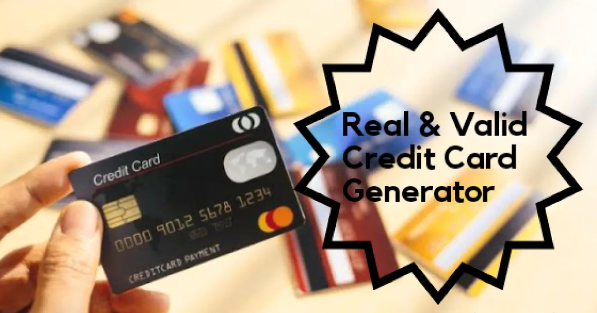 Free Credit Card Generator: Illegal, Misuse and Security Risks